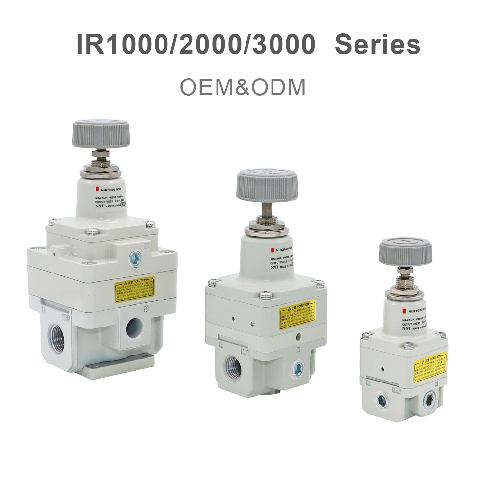 Customized Industrial IR2000 Präzisionsdruckregler Luftdrucksteuerventil